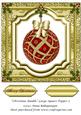 Christmas Bauble Large Square Topper 5