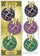 Christmas Baubles Dl Topper 2