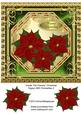 Inside the Frames Christmas Topper with Poinsettias 2