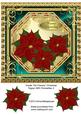 Inside the Frames Christmas Topper with Poinsettias 3