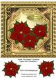 Inside the Frames Christmas Topper with Poinsettias 4