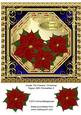 Inside the Frames Christmas Topper with Poinsettias 5