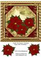Inside the Frames Christmas Topper with Poinsettias 7