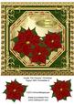 Inside the Frames Christmas Topper with Poinsettias 8