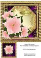 Inside the Frames Pink Poinsettias Christmas Topper 2