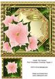 Inside the Frames Pink Poinsettias Christmas Topper 3