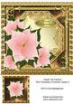 Inside the Frames Pink Poinsettias Christmas Topper 6