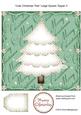 Cute Christmas Tree Large Square Topper 3