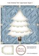 Cute Christmas Tree Large Square Topper 4