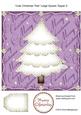 Cute Christmas Tree Large Square Topper 5