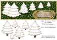 Cute Christmas Trees Dl Topper with Decoupage 7
