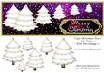 Cute Christmas Trees Dl Topper with Decoupage 12