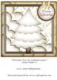Christmas Tree on Scalloped Layers Large Topper 3