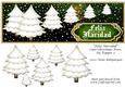 Feliz Navidad Cute Christmas Trees Dl Topper 3