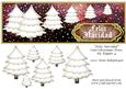 Feliz Navidad Cute Christmas Trees Dl Topper 4