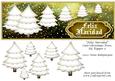 Feliz Navidad Cute Christmas Trees Dl Topper 5