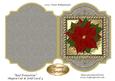 Red Poinsettia Shaped Cut & Fold Card 4