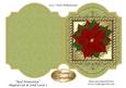 Red Poinsettia Shaped Cut & Fold Card 5
