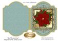 Red Poinsettia Shaped Cut & Fold Card 6