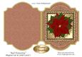 Red Poinsettia Shaped Cut & Fold Card 7