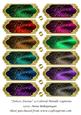 Felices Fiestas 12 Colored Metallic Captions