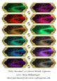 Feliz Navidad 12 Colored Metallic Captions