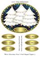 Three Christmas Trees Oval Shaped Topper 2