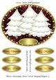 Three Christmas Trees Oval Shaped Topper 3