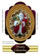 Large Shaped Topper with Santa 3