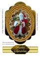Large Shaped Topper with Santa 4