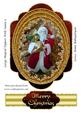 Large Shaped Topper with Santa 5