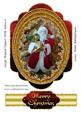 Large Shaped Topper with Santa 6