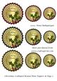 Christmas Scalloped Round Mini Toppers & Tags 2