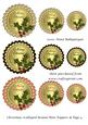 Christmas Scalloped Round Mini Toppers & Tags 4
