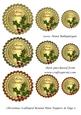 Christmas Scalloped Round Mini Toppers & Tags 5