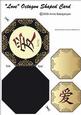 Love Octagon Shaped Card