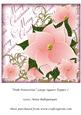 Pink Poinsettias Large Square Topper 7