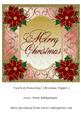 Swirls & Poinsettias Christmas Topper 2