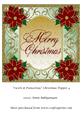 Swirls & Poinsettias Christmas Topper 4