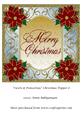 Swirls & Poinsettias Christmas Topper 6