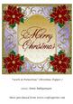 Swirls & Poinsettias Christmas Topper 7