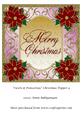Swirls & Poinsettias Christmas Topper 9