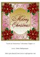 Swirls & Poinsettias Christmas Topper 10