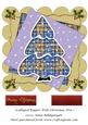 Scalloped Topper with Christmas Tree 1