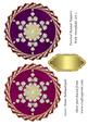 Twisted Round Toppers with Snowflake Set 2