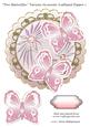 Two Butterflies Various Occasions Scalloped Topper 1