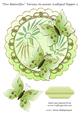 Two Butterflies Various Occasions Scalloped Topper 3