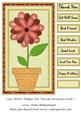 Cute Flower Topper for Various Occasion Cards 1