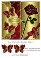 Rose & Butterflies Birthday Topper 1
