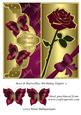 Rose & Butterflies Birthday Topper 3